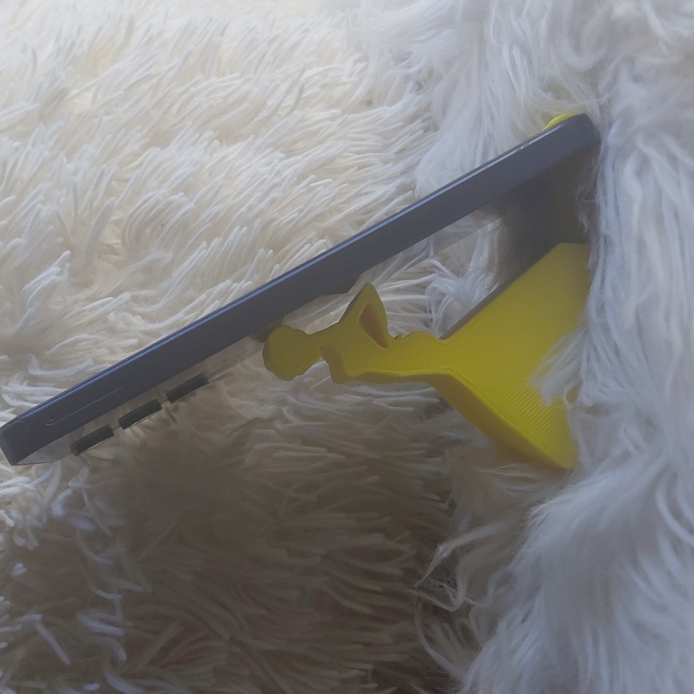 3D Elegant Yellow Silhouette Wallet/Phone Stand - Picture 7 of 9